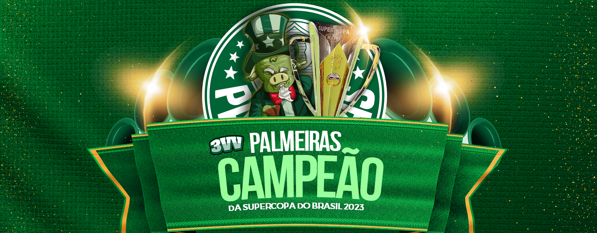 Palmeiras vence o Flamengo e conquista a Supercopa do Brasil 2023